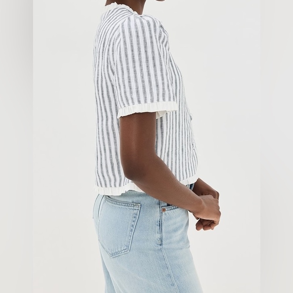 Reformation Bess linen top L - Picture 4 of 6